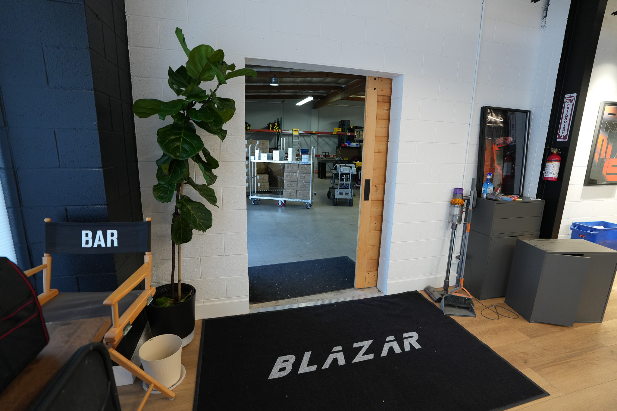 Office to warehouse access