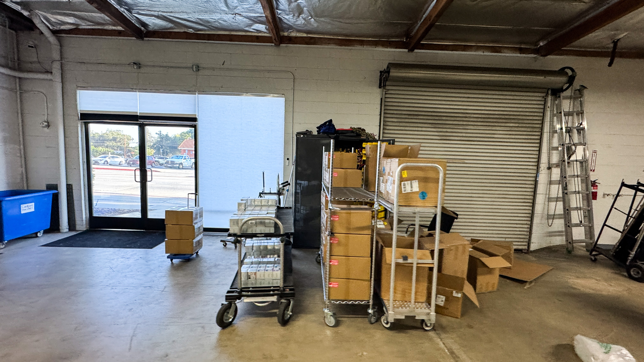 Grade-level roll-up door